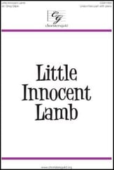 Little Innocent Lamb Unison/Two-Part choral sheet music cover